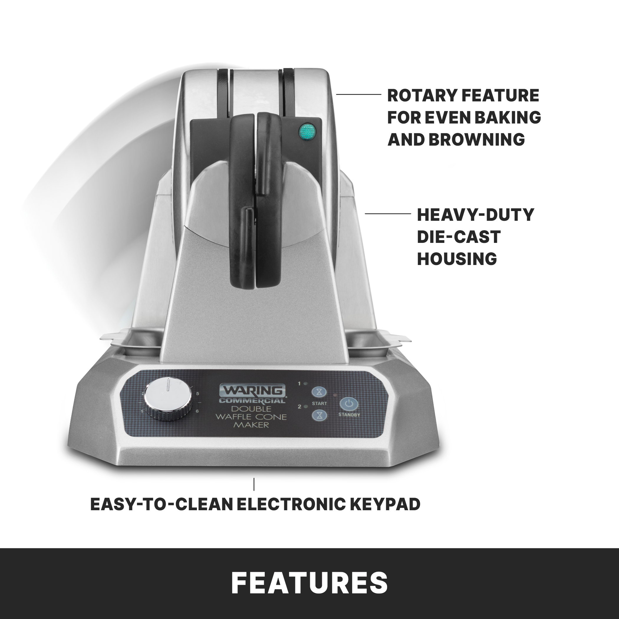 Double Waffle Cone Maker